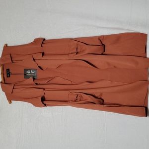 Wilde Heart women long vest sleeveless M brown